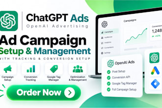 set up and manage chatgpt ads campaigns with openai ads tracking
