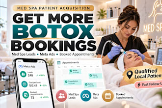generate med spa leads, botox leads and booked appointments with meta ads