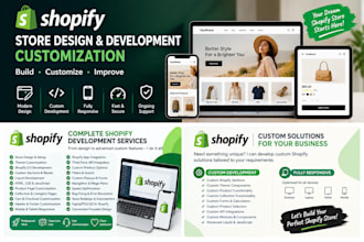 build a professional shopify store and custom shopify theme
