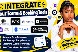 integrate squarespace wix jotform typeform google forms calendly acuity schedule