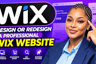 design redesign a professional wix edit wix website revamp wix update wix clone