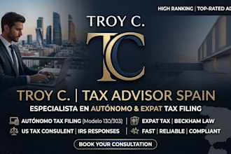 be your spain tax advisor for autonomo tax filing and expat tax return