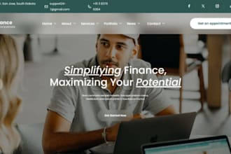 design squarespace financial planning website consulting retirement website