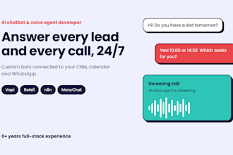 build an ai chatbot and ai voice