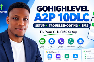 set up and troubleshoot gohighlevel a2p 10dlc
