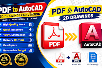 convert PDF to autocad dwg with accurate dimensions