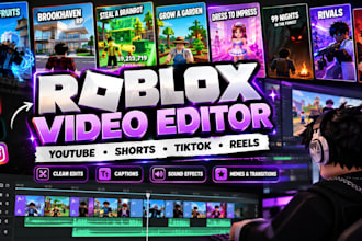 roblox video editor youtube gaming videos shorts tiktok reels brainrot roblox