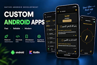 develop a custom android app or convert website to app