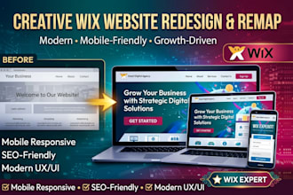 design wix website, redesign wix website revamp wix site redesign wix site clone