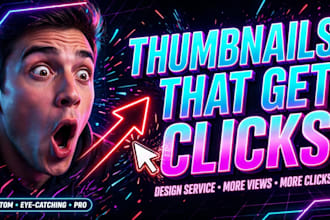 design a click worthy youtube thumbnail that boosts CTR