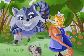 children book illustration and children book illustration