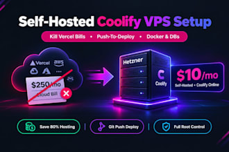 setup coolify on vps and migrate apps to self hosted cloud