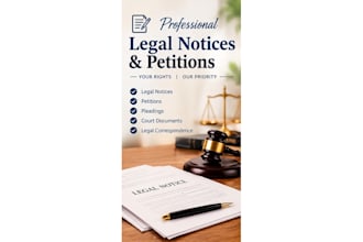 draft professional legal notices and petitions