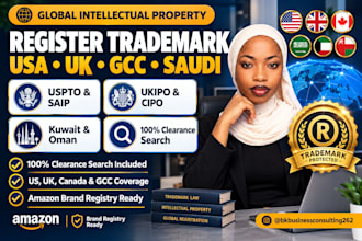 do trademark search and trademark registration in uspto, uk, and saudi arabia