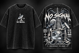 create custom streetwear t shirt and apparel graphics