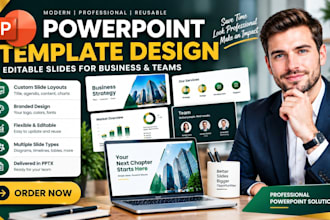 redesign powerpoint slides, corporate presentation design, business PPT slide