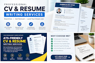 write a professional CV and resume
