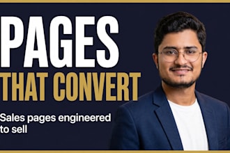 write high converting sales page copy and landing page copy