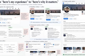 completely optimize and rewrite your linkedin profile