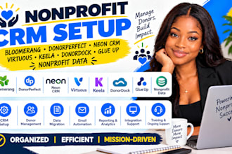 bloomerang donorperfect neon CRM virtuous keela donordock glue up nonprofit data
