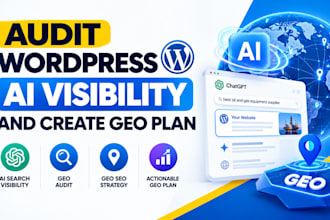audit wordpress ai visibility and create GEO plan