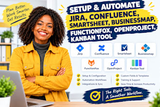 jira, confluence, smartsheet, businessmap, functionfox, openproject, kanban tool