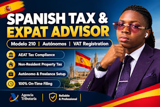 file spanish tax return, non resident tax, modelo 210 and autonomo vat