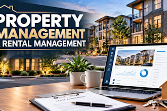 work as assistant for property and rental management