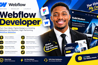 webflow developer for webflow website figma to webflow design webflow expert