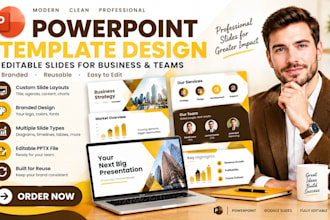 create powerpoint templates,business slide layouts,reusable corporate PPT design