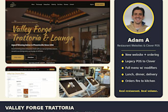 build a custom restaurant website with online ordering synced to your pos