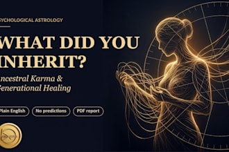 read your birth chart for generational trauma and ancestral gifts