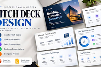 redesign investor pitch deck powerpoint presentation startup pitch deck design