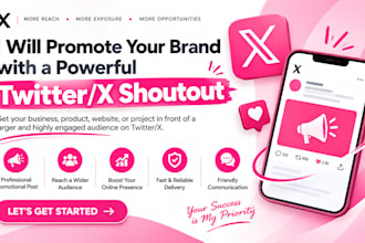 promote your brand with a powerful twitter x shoutout