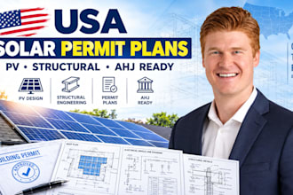 create solar permit plans, pv drawings and structural calculations for texas fl