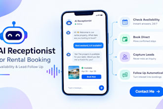 build ai receptionist for rental booking availability and lead follow up