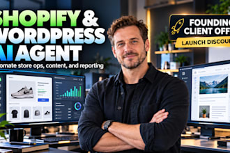 build a custom ai agent for shopify or wordpress
