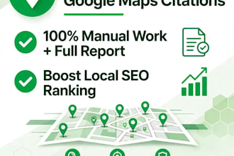 do google maps citations, local seo and gmb listing for your business