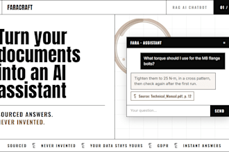 build a custom ai chatbot for your business documents