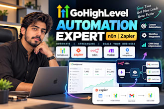 build no code automations, CRM workflows and ai voice agents