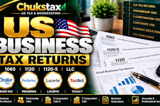 prepare US business tax returns 1065 1120 1120s llc using drake tax proseries