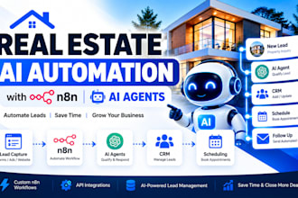 build real estate ai automation with n8n and ai agents