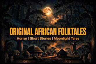 write original african folktales horror and short stories