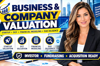 do business valuation company valuation startup valuation and financial analysis