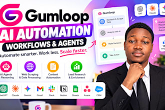 build custom gum loop ai workflows, gumloop agents intelligent automations fast