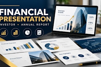 financial presentation, investor presentation, annual financial report deck plus