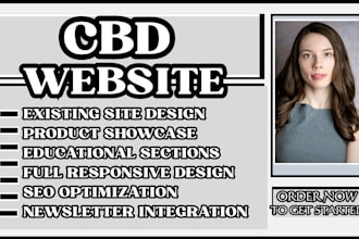 design cbd website, hemp website, cannabis, cbd store website, wellness website