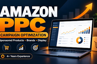 set up and optimize amazon PPC campaigns and sponsored ads