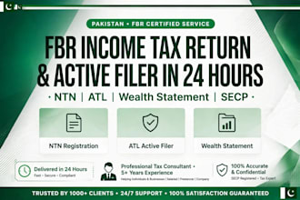 file fbr income tax return and become active filer in 24 hours