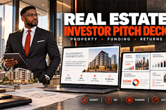design real estate investor pitch deck property investment presentation funding
